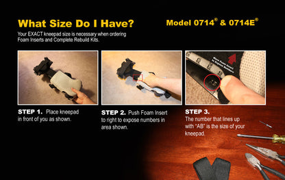 Model 0714® Standard 1" Foam Inserts (pair) image 1