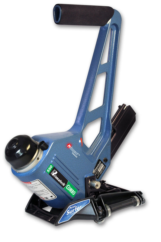 550ACR 18GA “L/S” PNEUMATIC ADJUSTABLE BASE COMBO TOOL ON ROLLER image 0