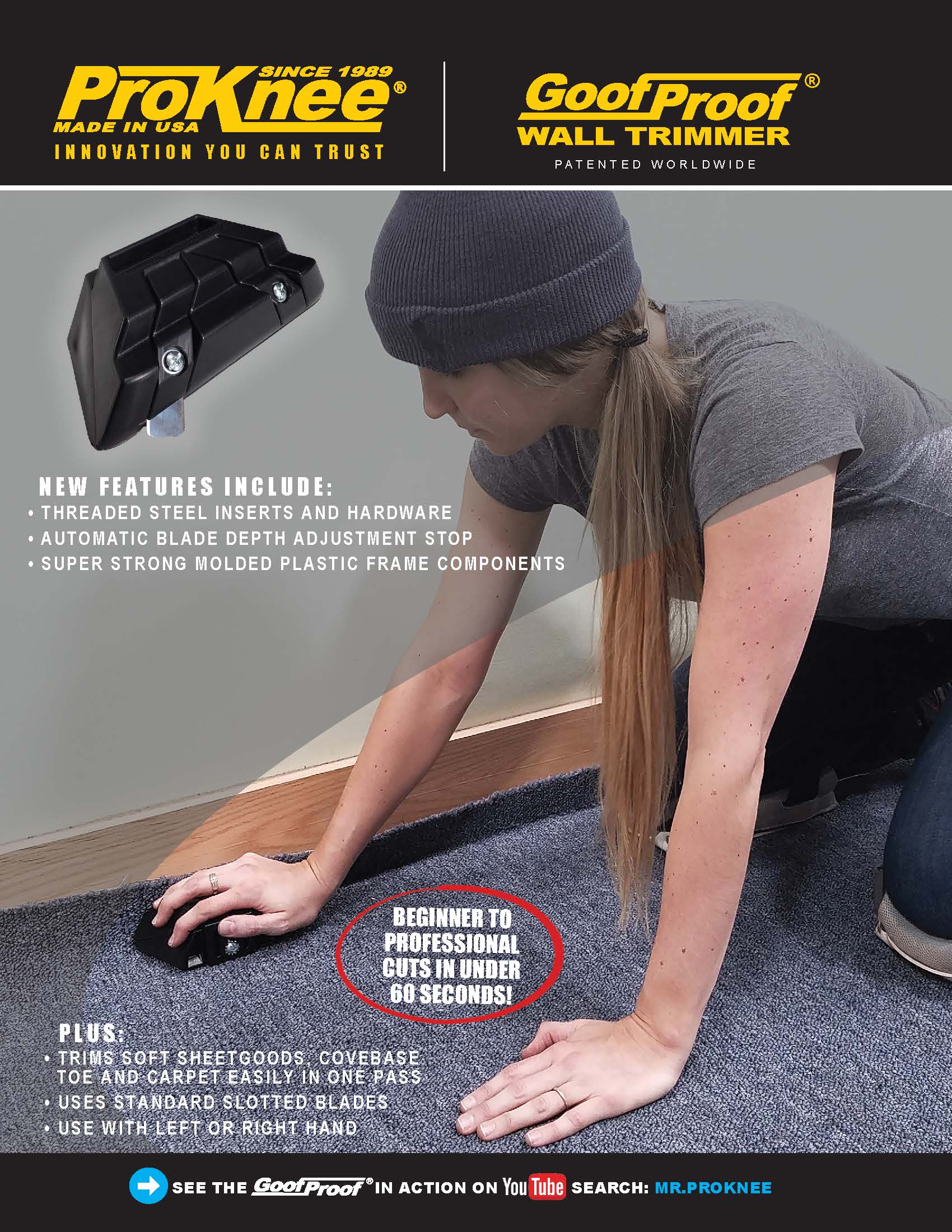 GoofProof Wall Trimmer image 1
